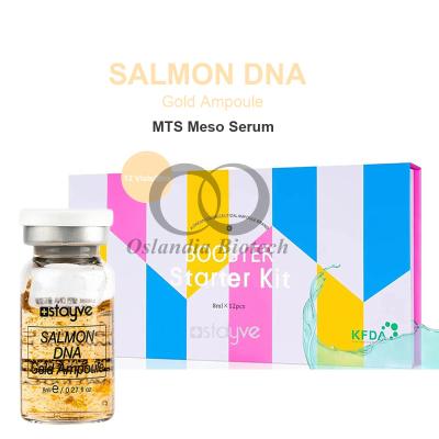 China Stavye Salmon DNA Gold Ampoule Skin Booster Meso Serum Anti Aging Rejuvenation MTS Microneedling Mesotherapy Solution 8ml/Vial for sale