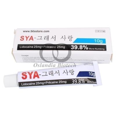 China High Quality SYA 39.9% Tattoo Numbing Cream for Tattooing Piercing Waxing & Injections 10g/Tube for sale