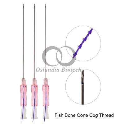 China Dermabelle Lift PDO Fish Bone Cone Cog Lifting Thread for Neck and Forehead Skin Firming Molding Anchoring Cogs Threads 20Pc/Bag for sale