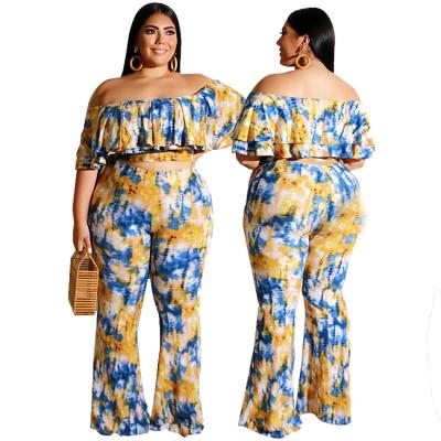 China QUICK DRY Plus Size Pant Women Two Piece Set Clothing 2 Piece Set Women Two Piece Suit for sale