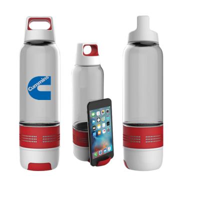 China Sustainable Drinkware Sports Plastic Bottle With Cell Phone Holder With Cooling Towel YC1080 for sale