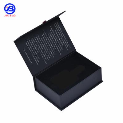 China Hot Selling Black Custom Logo Tag Glossy Lamination Packaging Handmade Brandy Single Bottle Wine Gift Boxes With Magnetic Lid for sale