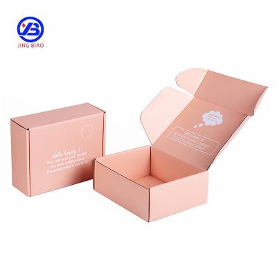 China Recycled Collapsible Box Customizable Logo Matt Lamination Handmade Recyclable Pink Materials Custom Bridesmaid Gift Box Materials for sale