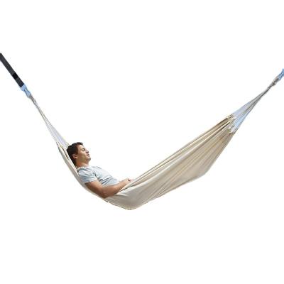 China Wholesale Portable Outdoor Camping Swing Folding Canvas Double Hammock Cozy Double Bed Hanging Hammock for sale