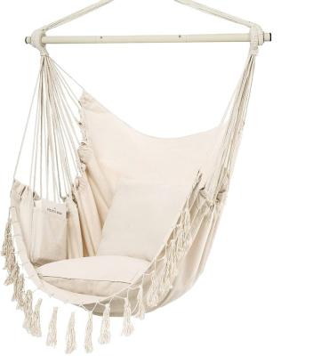 China Comfortable Outdoor Camping Swing Chair Hammock Hammock Canvas Kids Hanging Swing Hammock Chair for sale