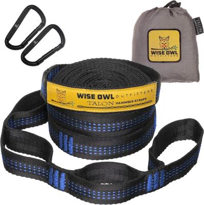 China Comfortable Swing Straps Shaft Cocking Nylon Heavy Duty Hammock Straps For Sale for sale