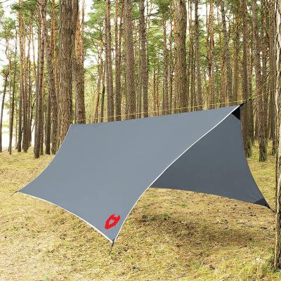 China Outdoor furniture tarp tent tarp footprint camping tarp hammock rainfly groundsheet waterproof camping shelter to increase picnic for sale