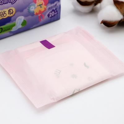 China 290MM Hygiene Feminine Sanitary Napkins Best Quality Breathable Cotton Fleece Lady Pad for sale