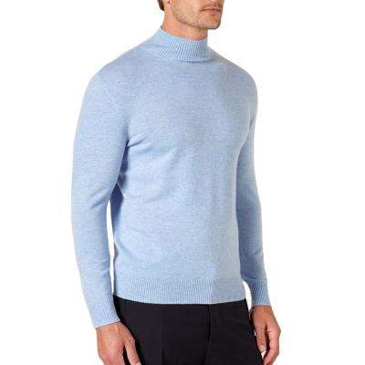 China OEM Service 100% Pure Cashmere Anti-pilling Mens Turtle Neck Warm Sweaters Sweaters for sale