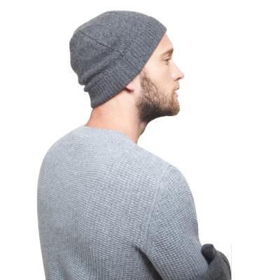 China Wholesale COMMON Cashmere Beanie Hats Design 100% Cashmere Custom Knitted High Quality Sheer Beanie For Men for sale