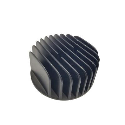 China LED Lights Custom Round Extruded CNC Machining Led Lights Heat Sink for sale