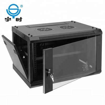 China SPCC Cold Rolled Steel Network Server 19inch 9u Standard Indoor Wall Mounted Rack Cabinet for sale