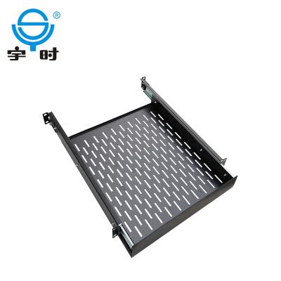 China For network cabinet 19 inch server rack sliding shelf for 600/800/1000mm depth cabinet for sale