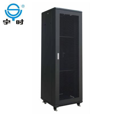 China SPCC Cold Rolled Steel 600mm Width And Depth 19 Inch 42u Standard Server Rack for sale