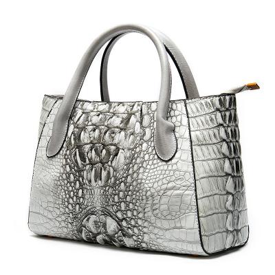 China Durable Drop Shopping Bag A Main Woman Genuine Leather Luxury Handbags For Women Shoulder Handbags Alligator BAG Women Handbags Ladies for sale