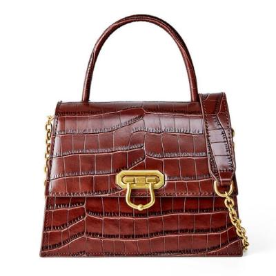 China Luxury handbag WESTAL sale designer messenger bag women small tote fashion crocodile pattern handbags hot custom made famous designer brands for sale