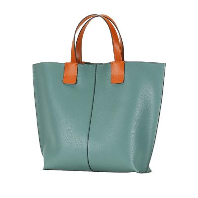 China Real Durable Westal Cowhide Leather Women Bag Casual Shopping Bag Famous Brands Women Fashion Ladies Handbag Tote Female Bag for sale