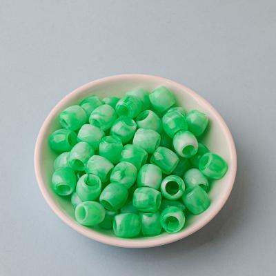 China DIY Jewelry Prepping Aesthetic Acrylic Plastic Matched Beads Cute Pastel Beads Candy Oval Round Beads For Bracelets Necklaces for sale