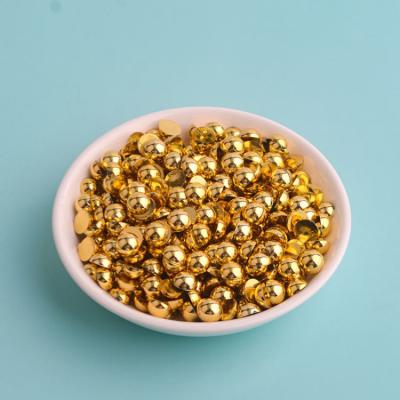 China Jewelry Making High Quality Hot Sale Customized Gold Round Loose Wholesale Freshwater Pearls for sale