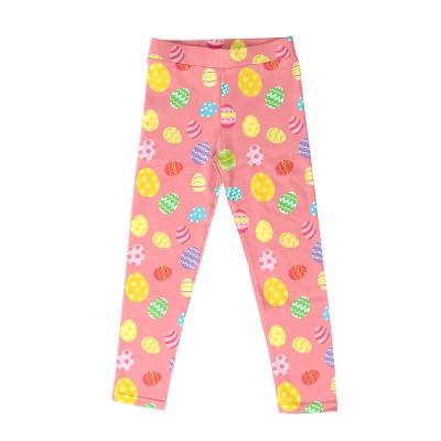 China Cost-effective comfortable moq toddler drop pattern Easter pants kids bottoms viable wholesale kids clothes for sale