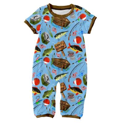 China High Quality Breathable Kid Romper Boutique Overalls Casual Baby Clothes Infant Rompers for sale