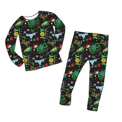 China New Style Kids Casual Black Clothing Printing Wholesale Kids Christmas Outfits for sale