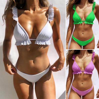 China Yingchao Breathable Summer Women Halter Fashionable Hot Swimwear Cover Up Sexy Bikini Beachwear 2021 One Piece Swimwear Bathing Suit for sale