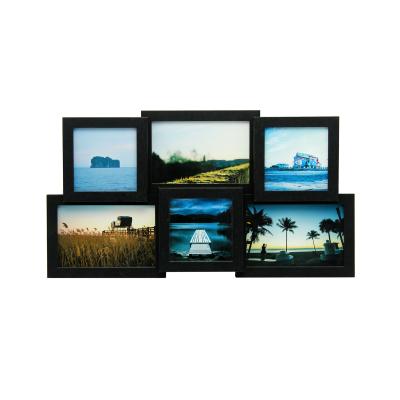 China Handmade Black 4X4 And 4X6 Inches Photo Frames Collage Set With Custom Design for sale