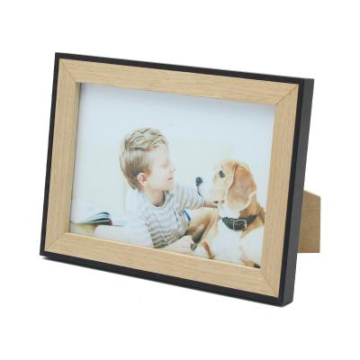 China Eco-Freindly 5x7 Picture Photo Frame With Decoration Wood Designs With High Definition Glass Display for sale