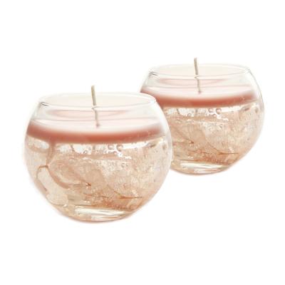 China Home Decor Birthdays Luxury Romantic Birthday Candle Jars Scented Glass Dry Flower Candles Soy Wax Candles for sale