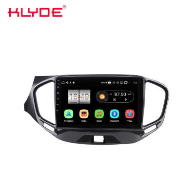 China Hot sale KD-1716 GPS 9inch full touch with dsp car 6686 2.5D radio carplay video for Vesta 2015 2016 2017 2018 2019 2020 for sale