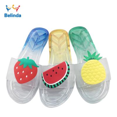 China Fruit Sandals Fashion New Model Women Slippers Waterproof Jelly Slides Summer for sale