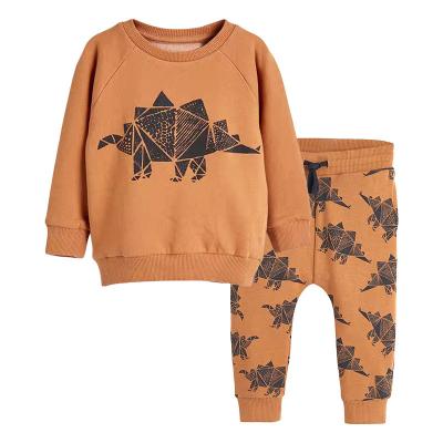 China Viable Plush Slippers Boys Clothing Logo Velvet Cotton 2Pcs Long Sleeve Workout Set Coats Boutique Girl 2022 Small Children Winter Clothes for sale