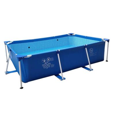 China Easy Install PVC Pool Metal Frame Steel Frame Swimming Pool Round Steel for sale