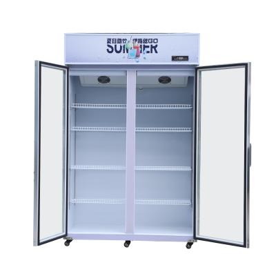 China Freezer Cold Single-temperature Supermarket Showcase Refrigerators Drinks Fridge Upright Craftsman Brand for sale