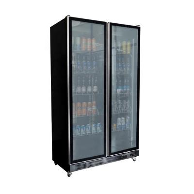 China Single-temperature Craftsman Brand Commercial Upright Glass Door Display Freezer Wine Fridge and Freezer for sale