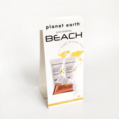 China Hot Sale Folding Skin Care Product Recycled Label Cardboard Material Hang Materials Customize Hang Tag Packaging for sale