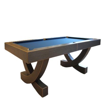 China Multifunctional real leather pocket indoor sports and games billiard table includes billiard table accessories entertainment interactive billiard table for sale