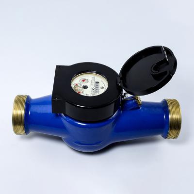 China Semi-Dry/Liquid Filled Type C/Dn50/R160 Brass Body Class Multi-jet Residential Residential/Domestic Water Meter/Liquid-Sealed for sale