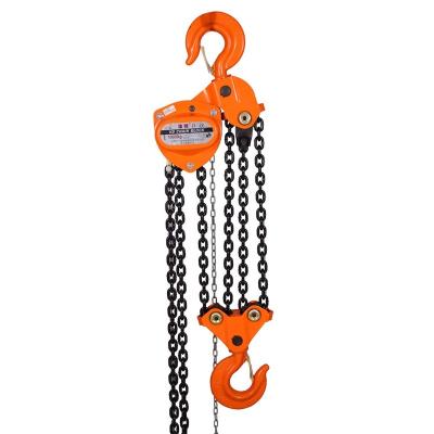 China High Quality Block 0.5Ton Ton Lifting Chain Hoist Chain 0.5 Ton 2 Hand Manual Portable Workshop Lever to 30Ton for sale