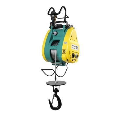 China Hotels wholesale cheap portable electric winch 500kg Mini Electric Hoist Lifting Tools 220v for sale