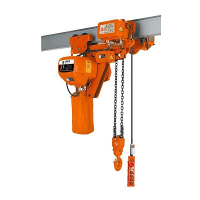 China Construction Hoist Factory Supply 5 Ton 10 Ton Chain Hoist Pulley Block Electric Hoist 3 Ton High Quality Low Headroom Hoisting Equipment for sale