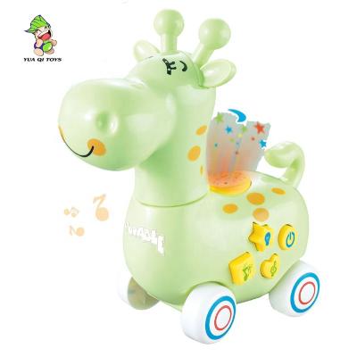 China Cartoon Electric Animal Toys Baby Electric Deer Musical Toys Plastic Toys for sale