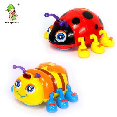 China Carryover Hot Selling Beetle Small Plastic Musical Toy With Lightweight 16.5*15*.9.5CM for sale