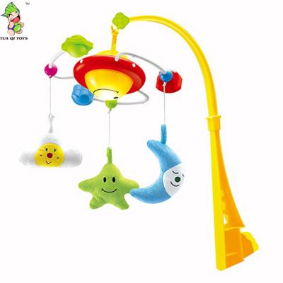 China Universe Battery Operated Projective Toy Lovely Baby Crib Mobile Bed Music Bell for sale