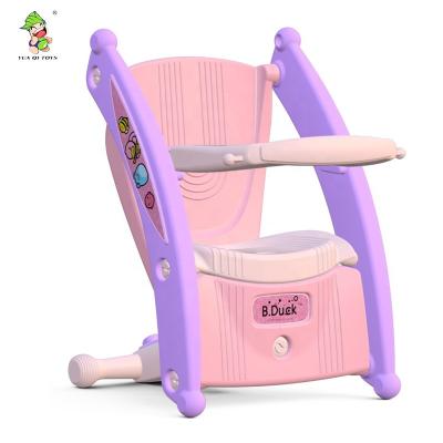 China Light Music Baby Safety Rocking Chair Baby Dining Chair 2in1 Kids Chair for sale