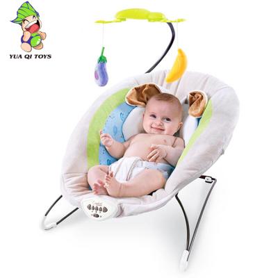 China Cheap ABS Musical Vibration Rocking Chair Baby Bouncer Baby Sleep Chair for sale