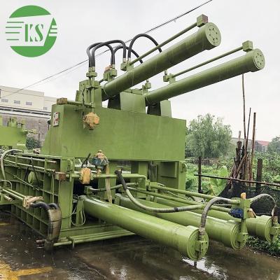 China Building Material Shops Keye Horizontal Metal Packing Machine Hydraulic Metal Press For Iron Aluminum Copper for sale