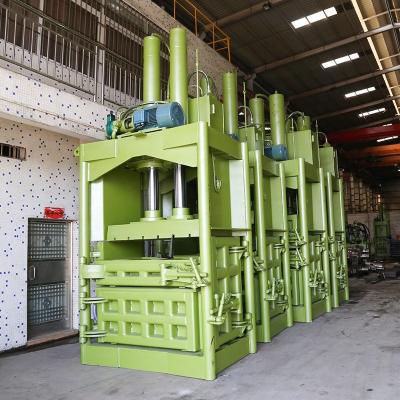 China Recycling Factory Hydraulic Vertical Textile Compress Car Tire Press Machine YJ-350T for sale