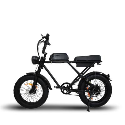 China High Quality Vintage 2 Seat Beach Cruiser Mountain Bike Fat Tire Aluminum Alloy Bike Electric Battery Max Fat Tire for sale